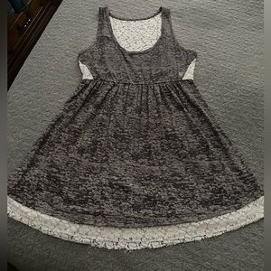 Metal mulisha lace cut out dress